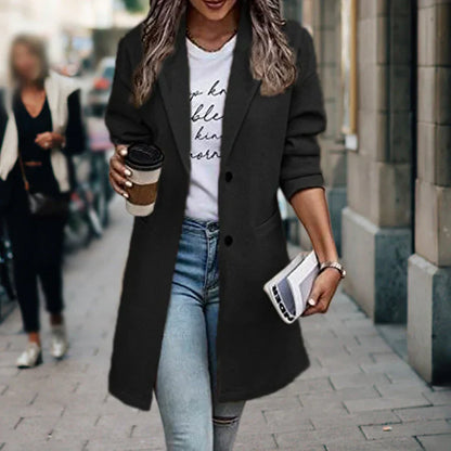 Chaquetón Mujer Lana Cálido Invierno - Vestiria