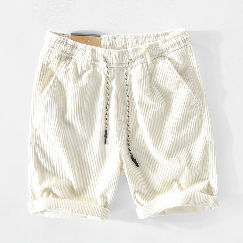 Pantalones cortos de cuero casual