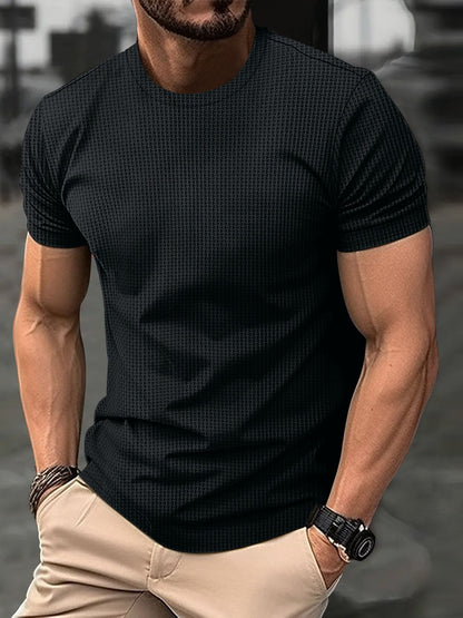 Camiseta Hombre Cuello Redondo Ajustada