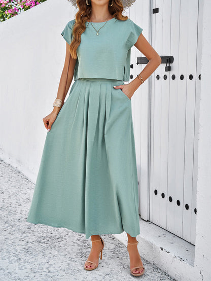 Vestido sin mangas Falda Larga Elegante Mujer
