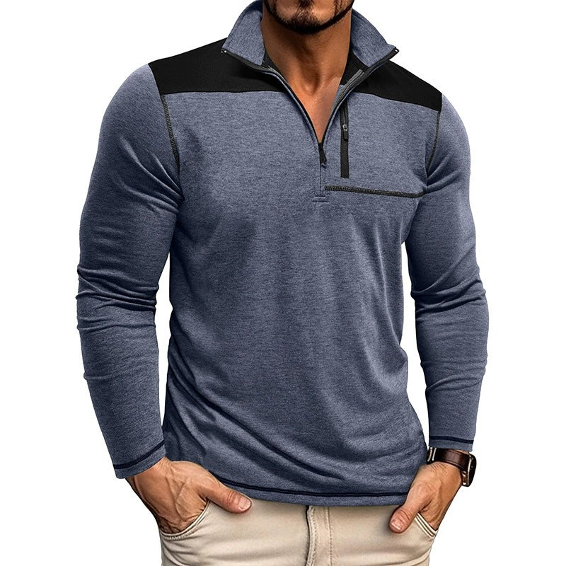 Camisa Hombre Manga Larga Cremallera