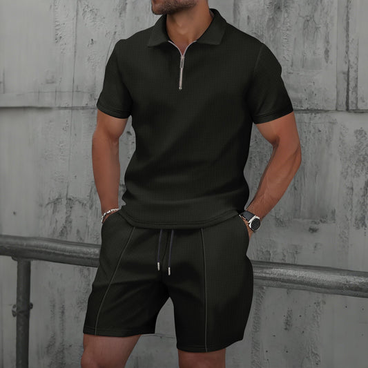 Polo y shorts hombre deportivo cómodo - Vestiria