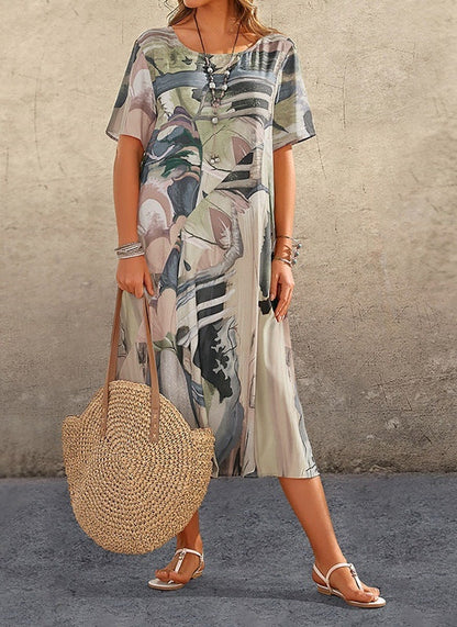 Vestido Maxi Estilo Boho Mujer Verano Floral