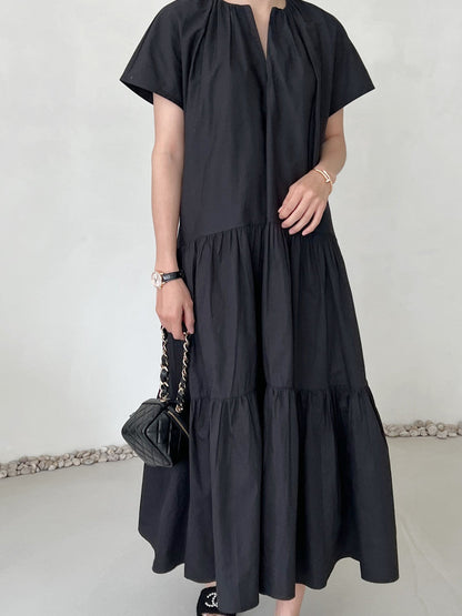 Vestido Midi Florado Capas