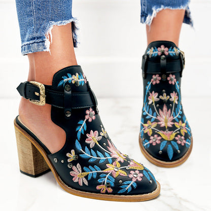 Zapatos Mujer Florales Elegantes