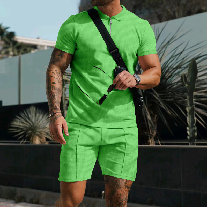 Polo y Pantalón Corto Deportivo Hombre
