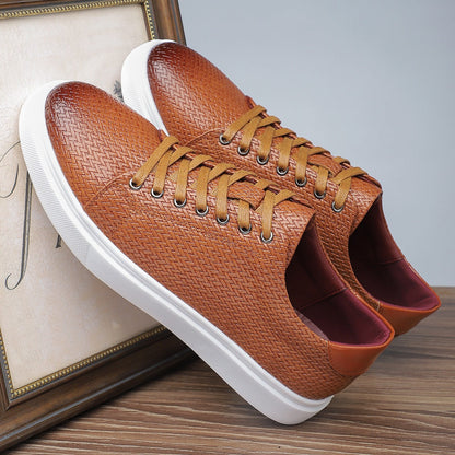 Zapatillas Hombre Piel Sintética Casual Elegantes - Vestiria