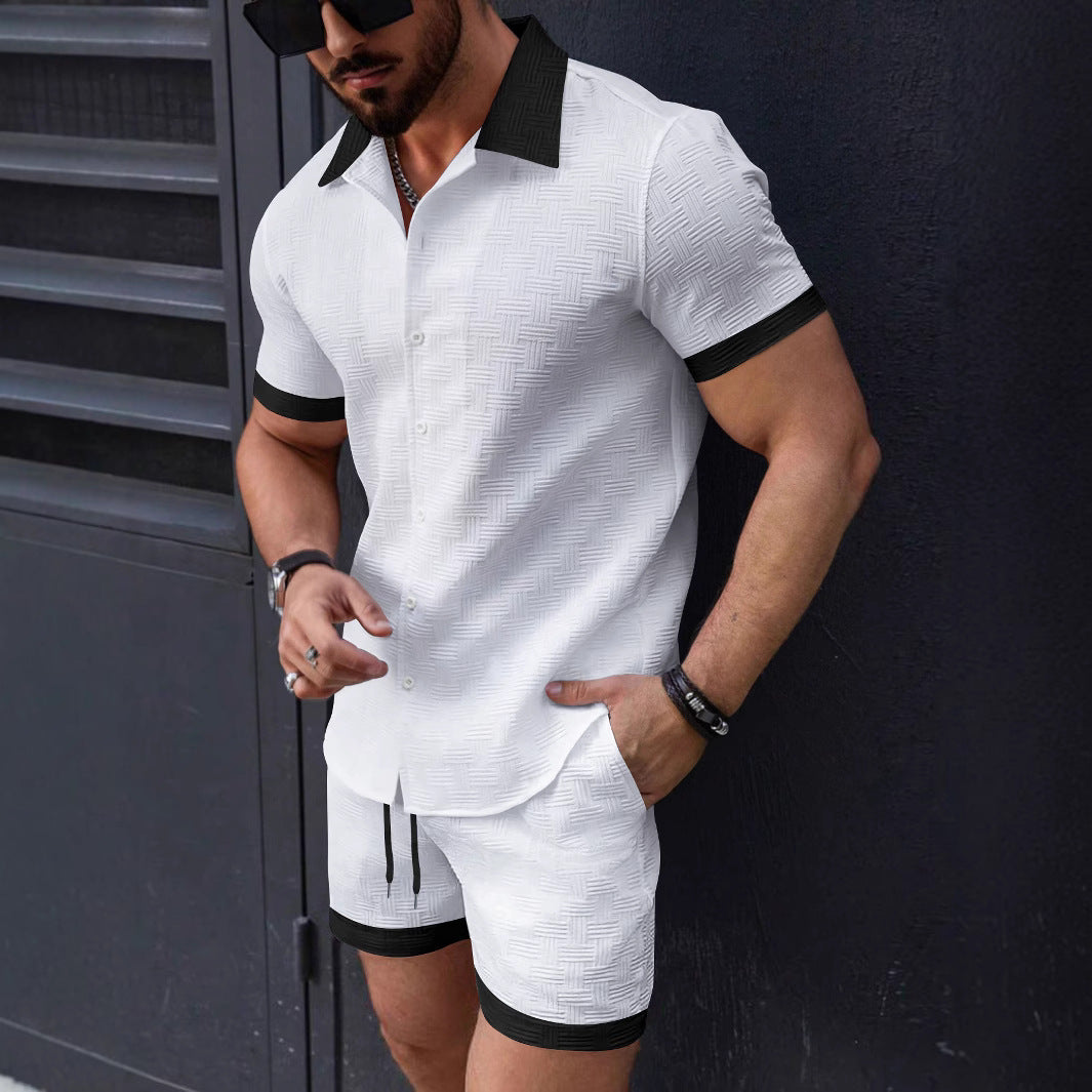 Polo Hombre Casual con Botones y Corte Relajado