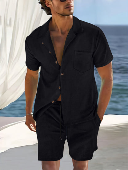 Polo Relajado con Shorts Hombre Verano - Vestiria