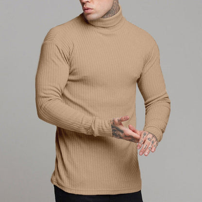 Jersey Hombre Cuello Alto Ajustado - Vestiria
