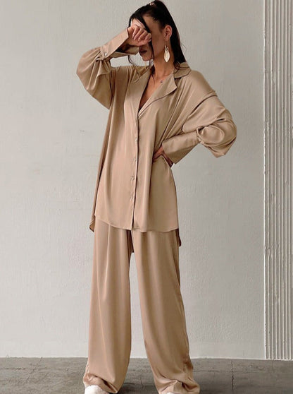 Pijama Femenina Manga Larga Cómoda - Vestiria