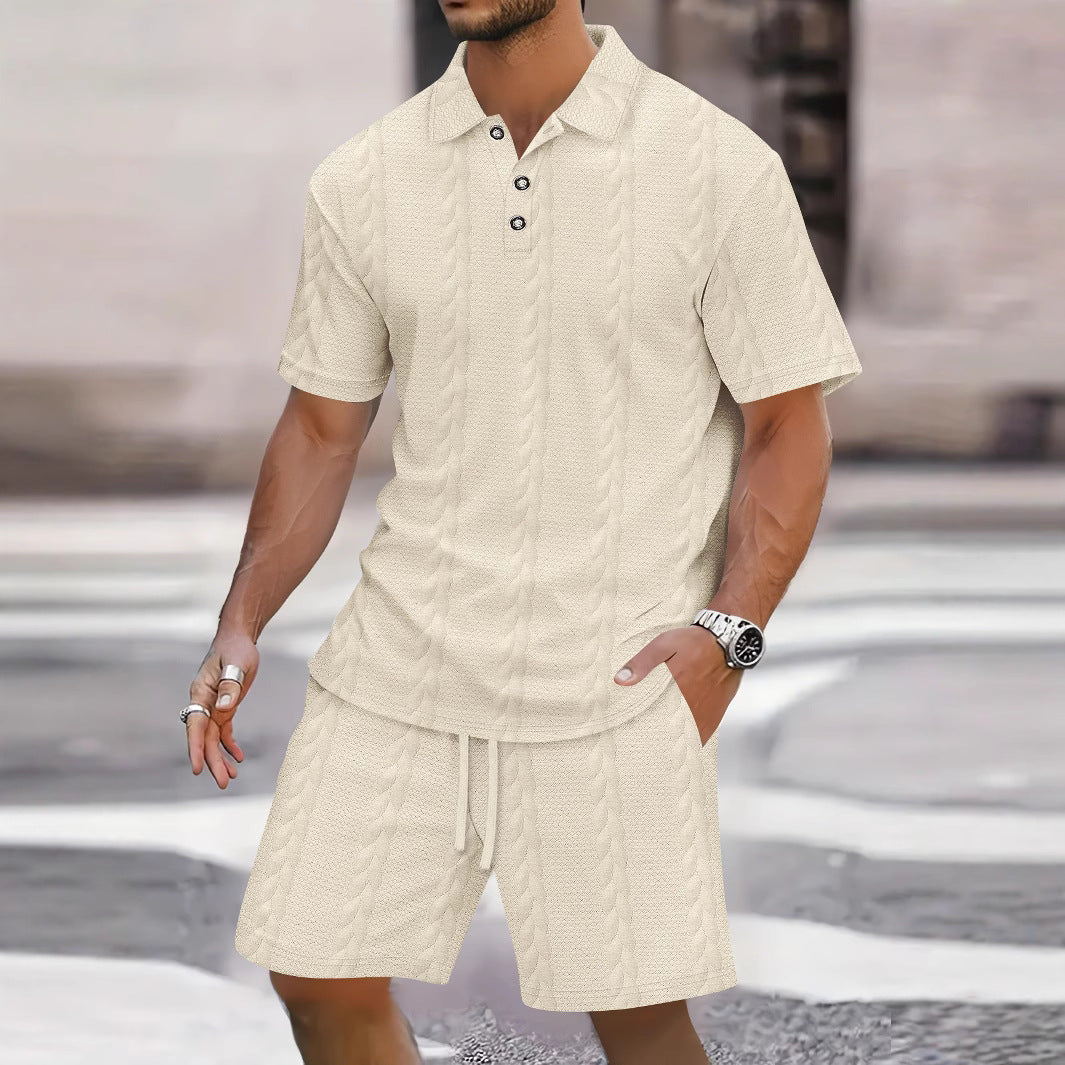 Conjunto Polo y Shorts Hombre Deportivo Verano