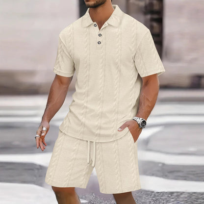 Conjunto Polo y Shorts Hombre Deportivo Verano