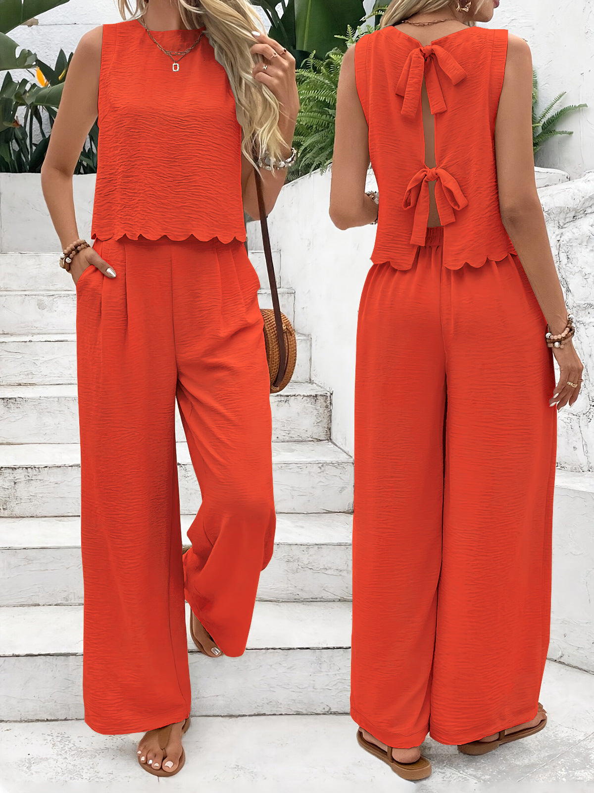 Conjunto de verano playero de dos piezas