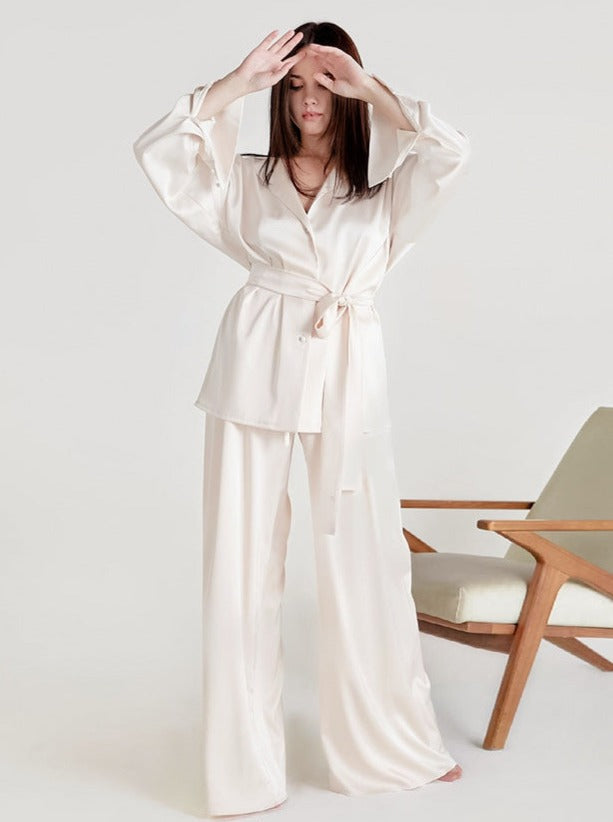 Conjunto de Dos Piezas Elegante Frances Clásico