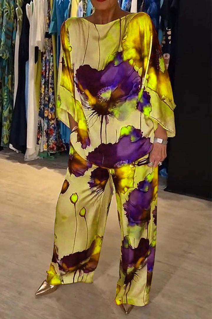 Pantalón y Top Mujer Conjunto Deportivo Colorido