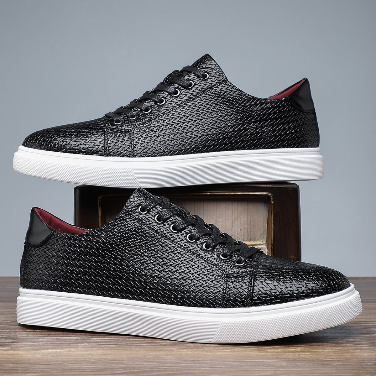 Zapatillas Hombre Piel Sintética Casual Elegantes