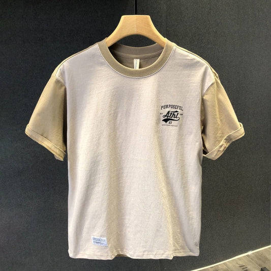 Camiseta Hombre Algodón Estampado Casual - Vestiria