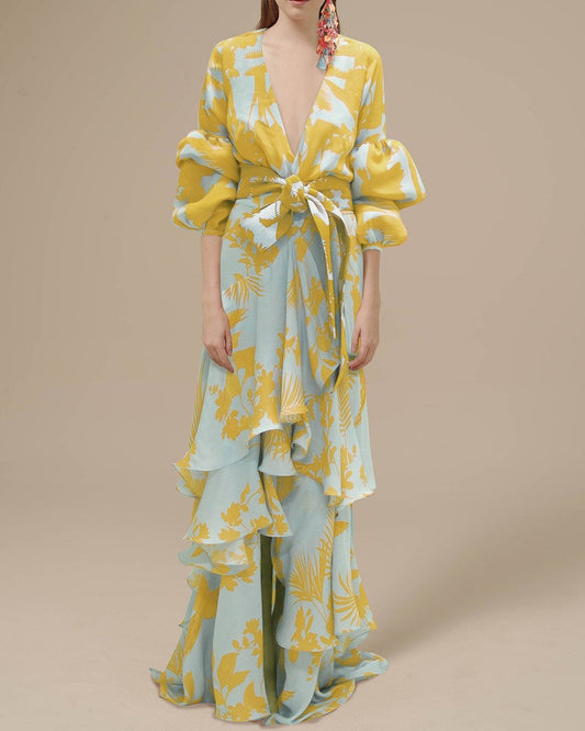 Vestido de Fiesta Ligero Florado - Vestiria