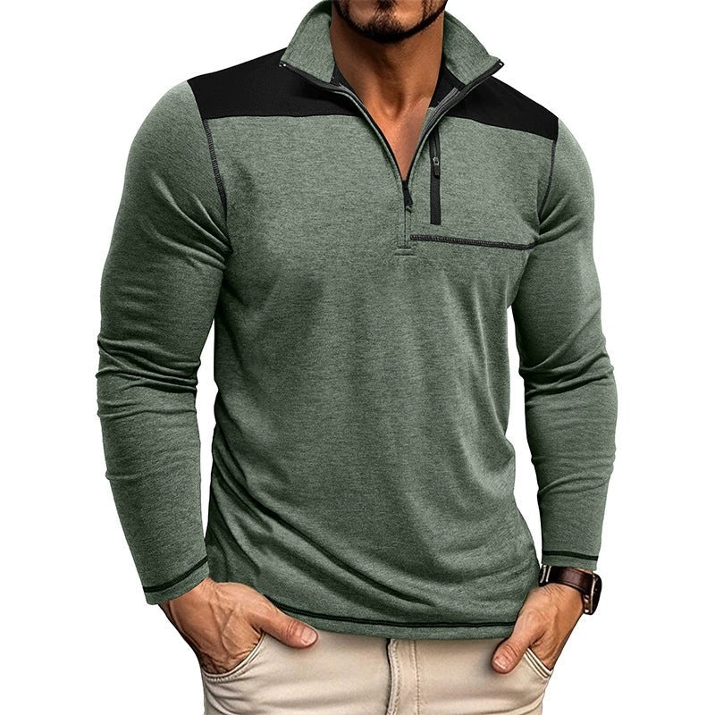 Camisa Hombre Manga Larga Cremallera