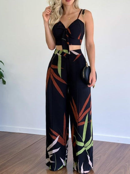 Conjunto Verano Floral Cómodo Mujer