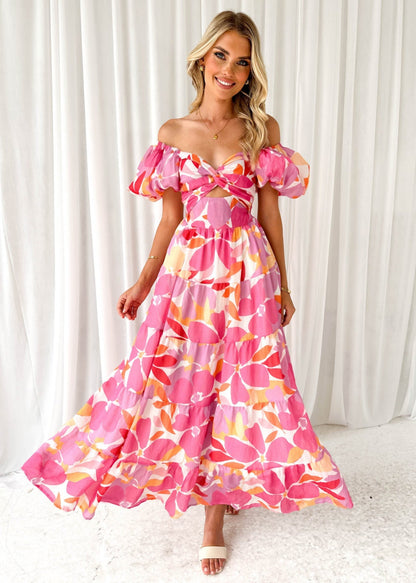 Vestido Mujer con Mangas Voladas Elegante