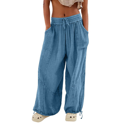 Pantalones de mujer cómodos de punto suave FENNA