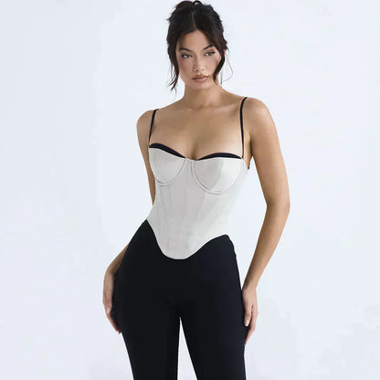 Sujetador Elegante con Ribetes y Tirantes Delicados - Vestiria