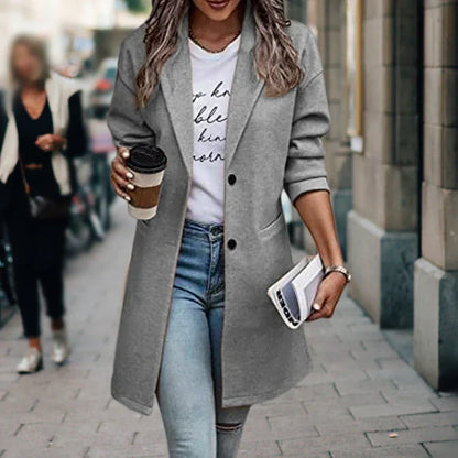 Chaquetón Mujer Lana Cálido Invierno