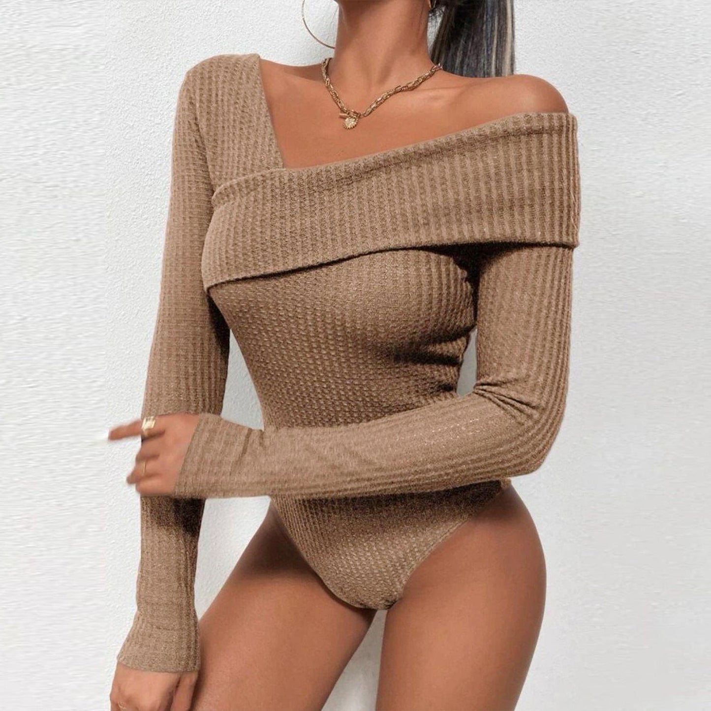 Blusa Mujer Primavera Suave Manga Larga