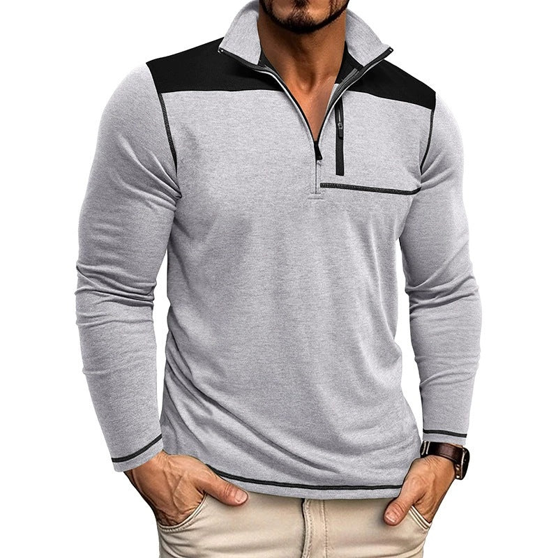 Camisa Hombre Manga Larga Cremallera