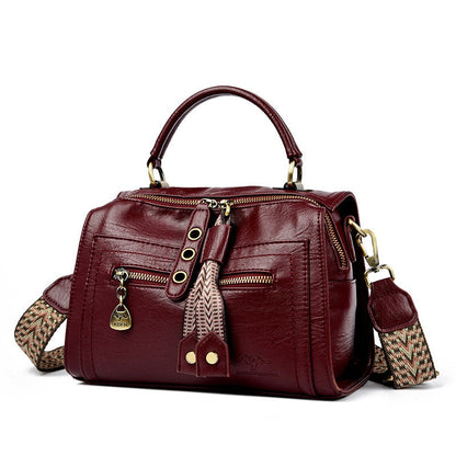 Bolso Bandolera Mujer Cuero Imitación Moderno