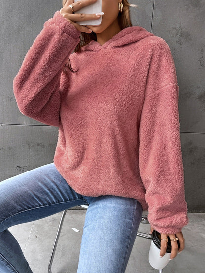 Chaquetón Felpa Abultado con Capucha Cálido - Vestiria