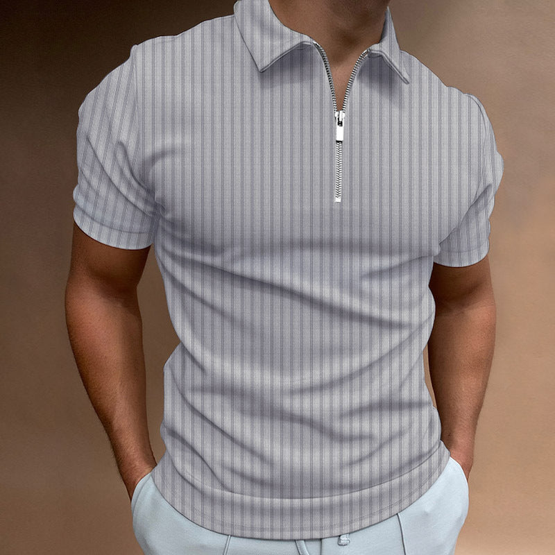 Polo Hombre Cremallera Adjustado