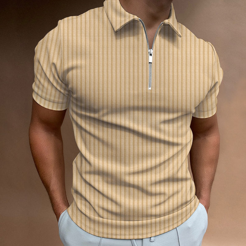 Polo Hombre Cremallera Adjustado