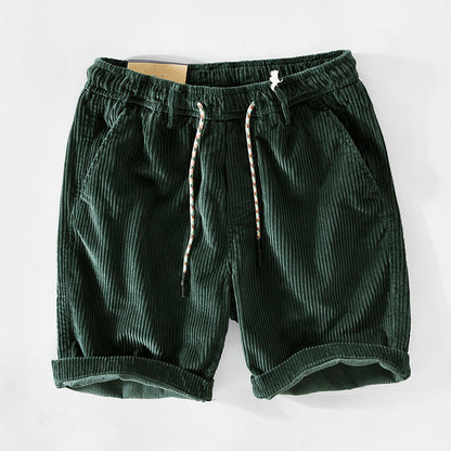 Pantalones cortos de cuero casual