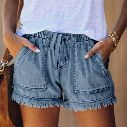 Pantalones cortos jeans estilo casual