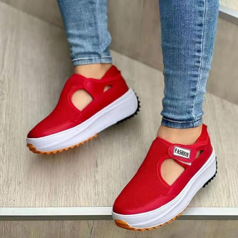 Zapatillas Mujer Plataforma Sandalia Abierta