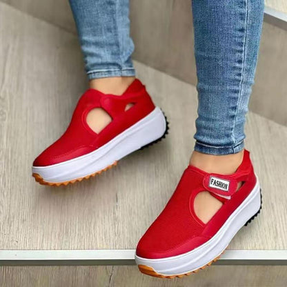 Zapatillas Mujer Plataforma Sandalia Abierta