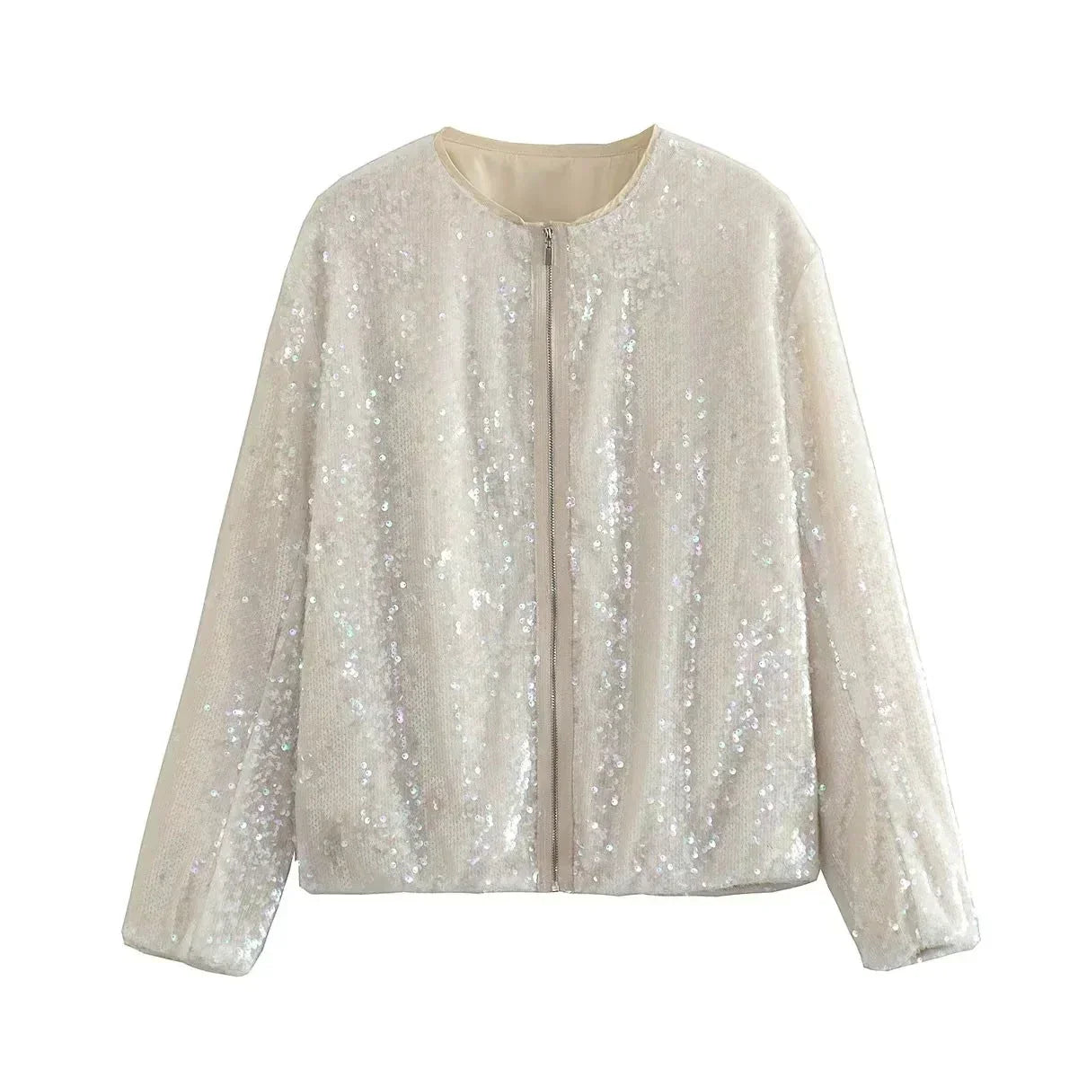 Chaqueta Mujer Lentejuelas Brillante - Vestiria