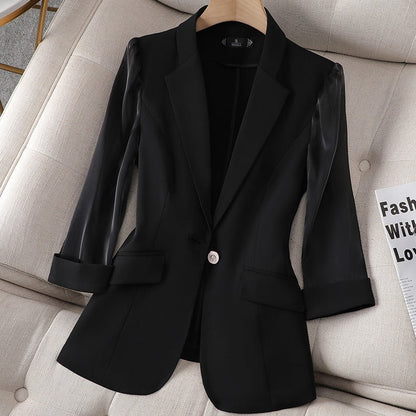 Chaquetilla de cuero sintético elegante - Olivia - Vestiria