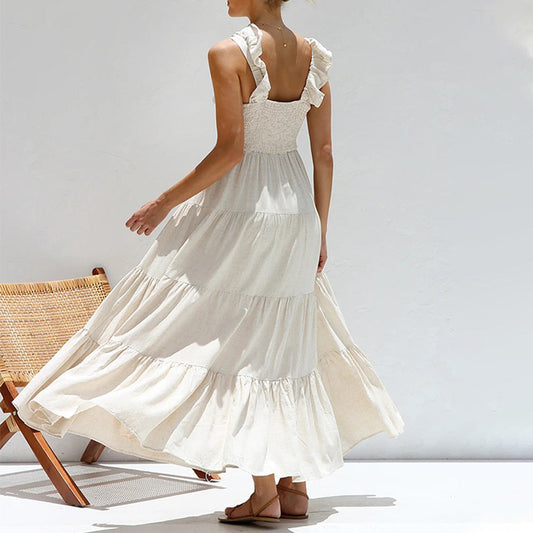 Vestido Fiesta Verano Florado Elegante - Vestiria