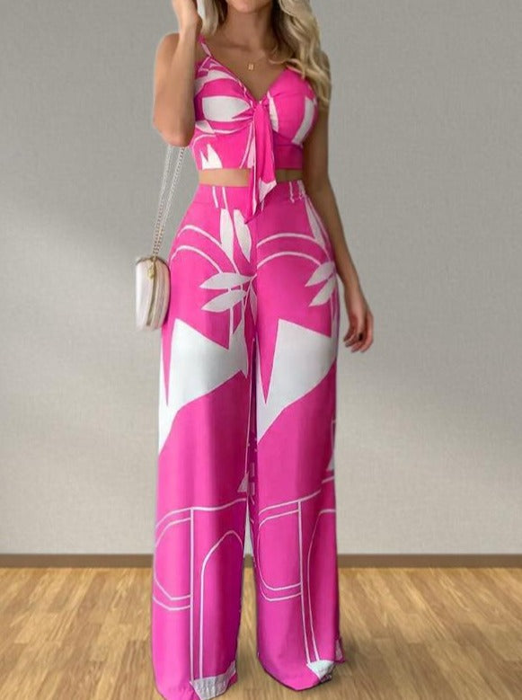 Conjunto Verano Floral Cómodo Mujer