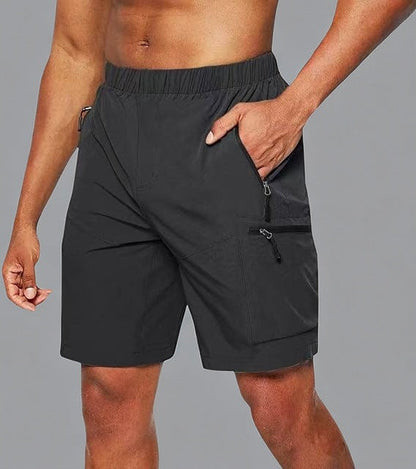 Pantalón corto deportivo hombre con bolsillo cremallera