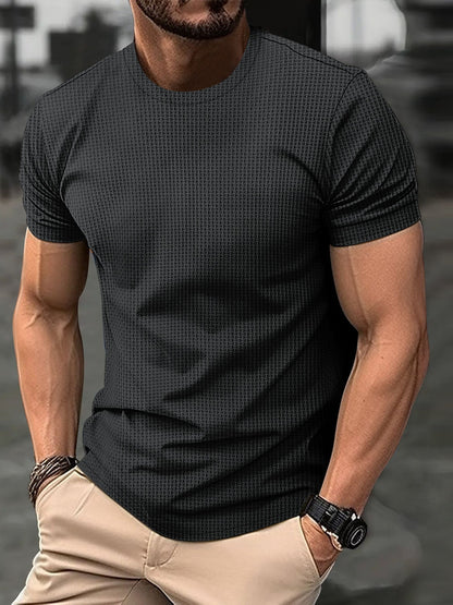 Camiseta Hombre Cuello Redondo Ajustada