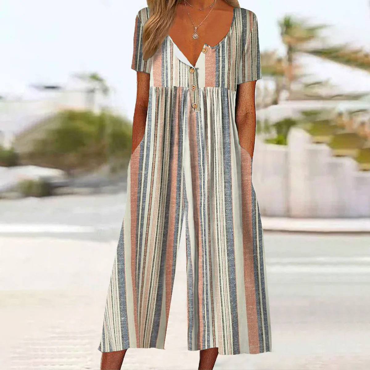 Mono de verano fresco y elegante
