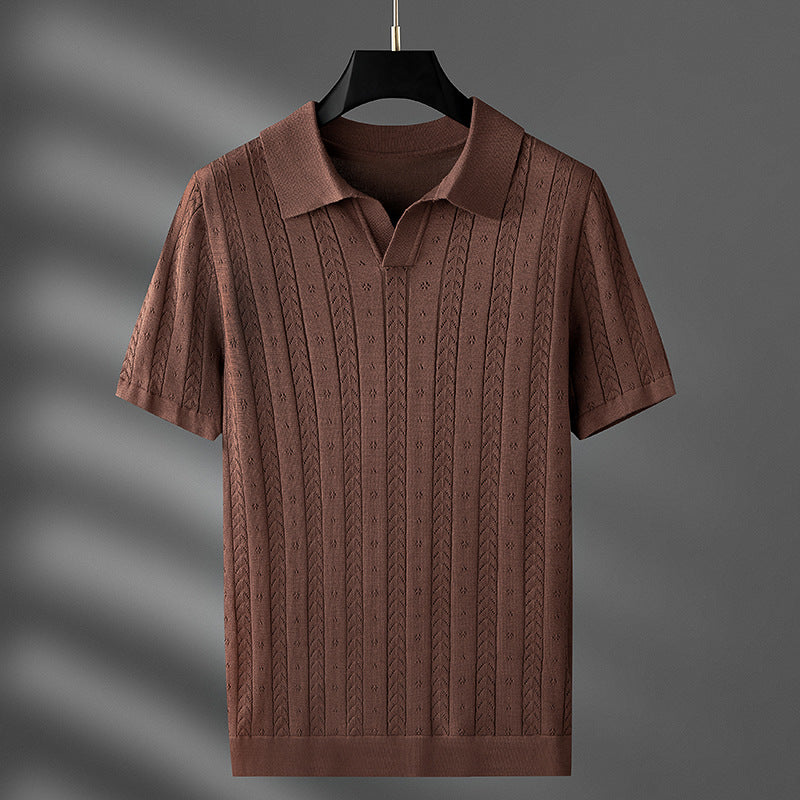 Polo Hombre Clásico de Punto Suave