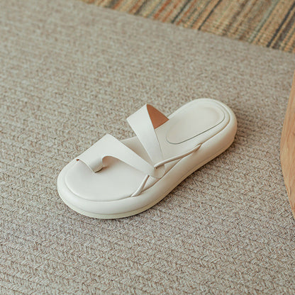 Sandalias de Verano con Plataforma y Punta Abierta