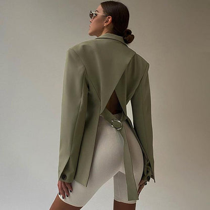 Chaquetilla sin espalda Mujer Elegante