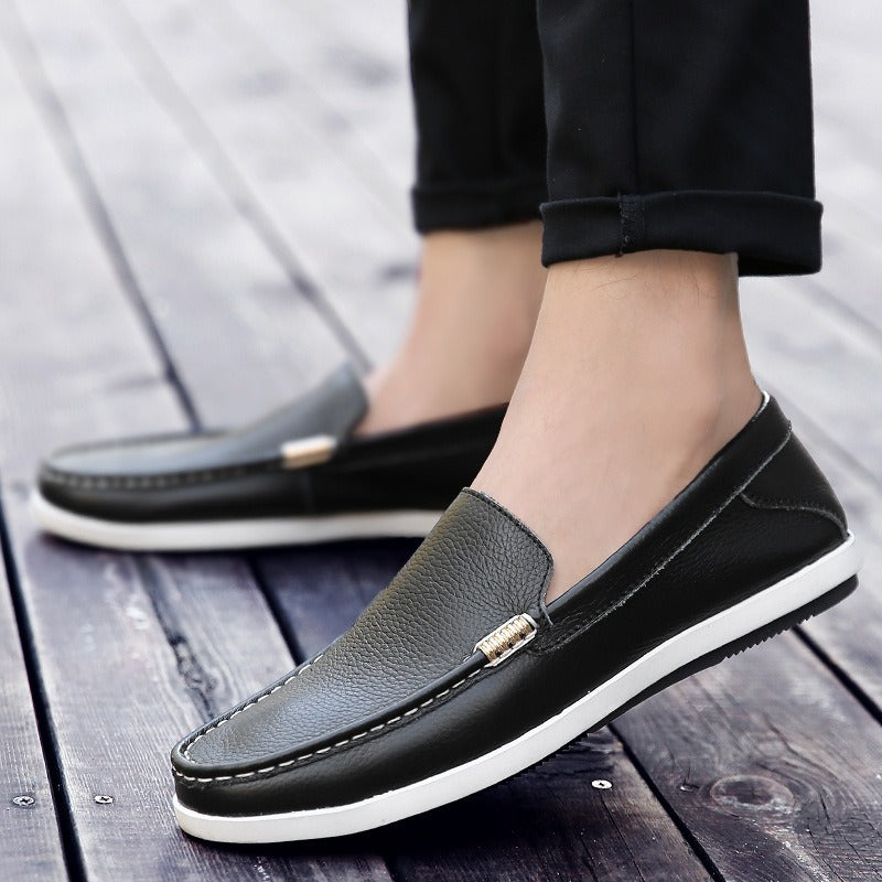 Mocasines Hombre Piel Sintética Flexibles Casual